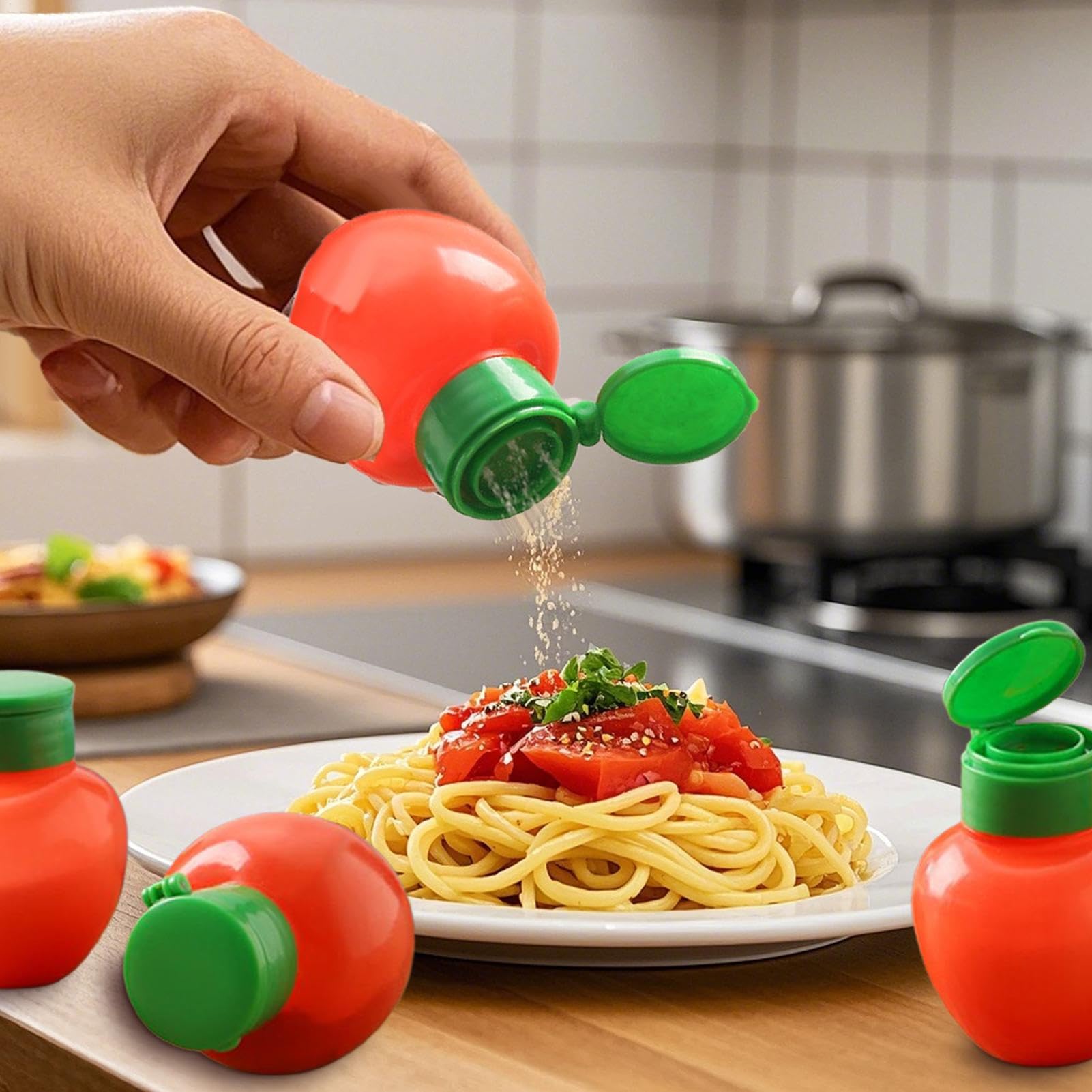 Salero, Dispensador De Sal Y Pimienta Recipientes Almacenamiento, 4 Piezas Recipientes Reutilizable Utensilios De Cocina Para Hogar Y Viaje