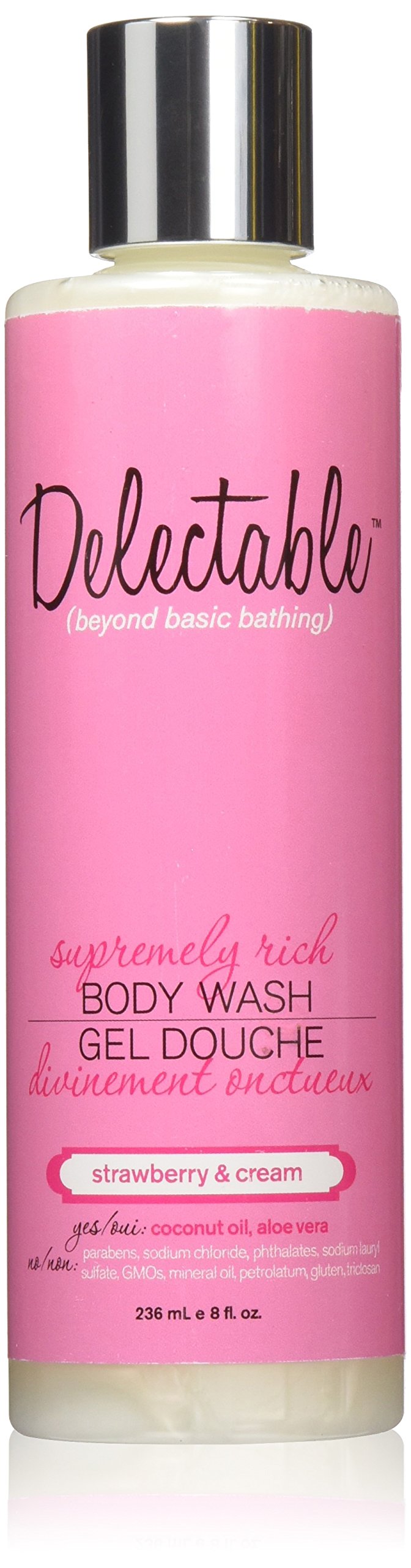 Delectable by Cake Beauty Supremely Rich Body Wash, Strawberry/Cream
