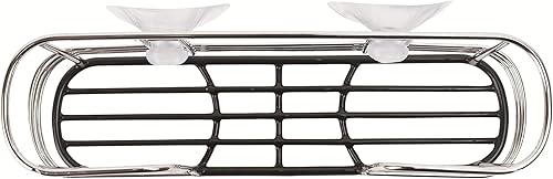 Miniatura 3 de Soporte de esponja para fregadero de cocina con ventosas de sujeción fuerte, cesta de hierro duradera con revestimiento negro que evita el óxido y