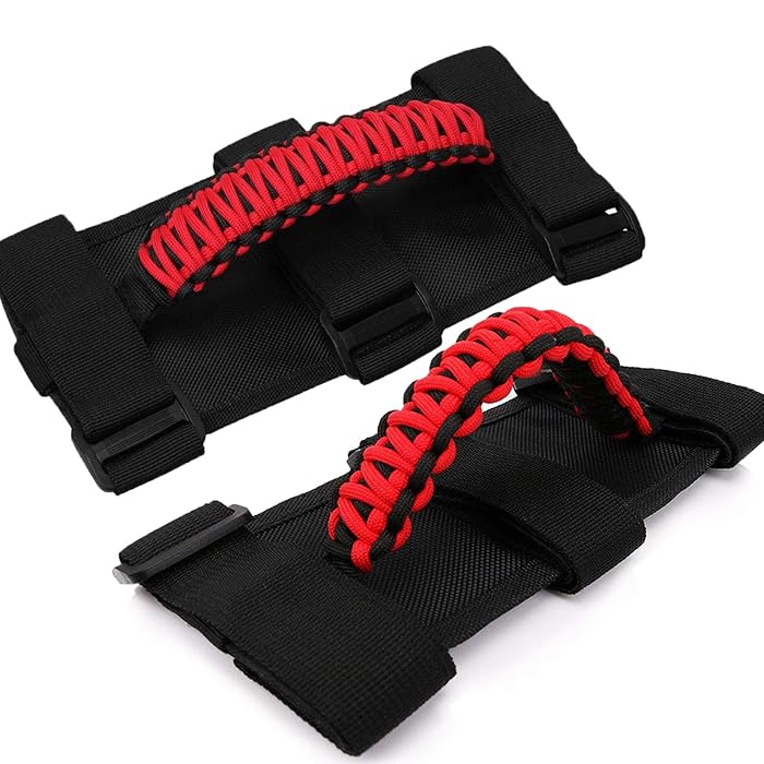 Buy cartaoo Grab Handles for Jeep Wrangler, Premium Paracord Grips