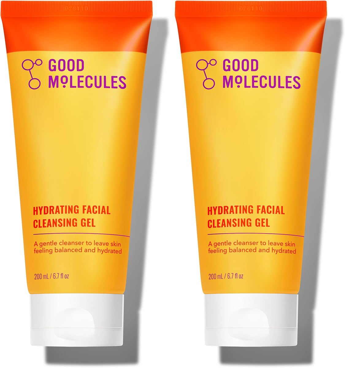 Gel de limpieza facial hidratante, lavado facial suave, paquete de 2 | Suave lavado facial diario que elimina las impurezas sin dañar la piel. Aumenta la hidratación. Todo tipo de piel.