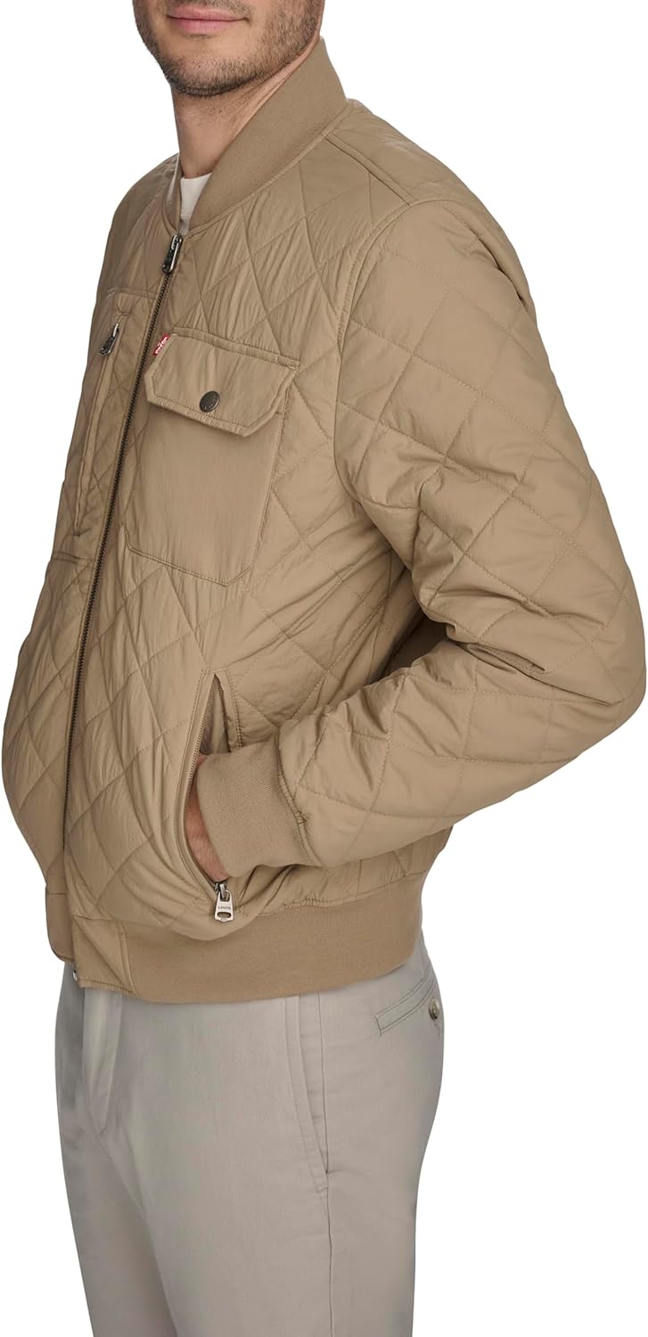 Levi's mens Levi's Men's Diamond Quilted Bomber Jacket - Image 3