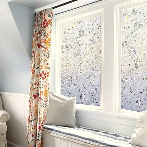 Miniatura 3 de LEMON CLOUD película decorativa de privacidad para ventana adhesivo 3D antirrayos ultravioleta bloquea el sol y controla el calor diseño con