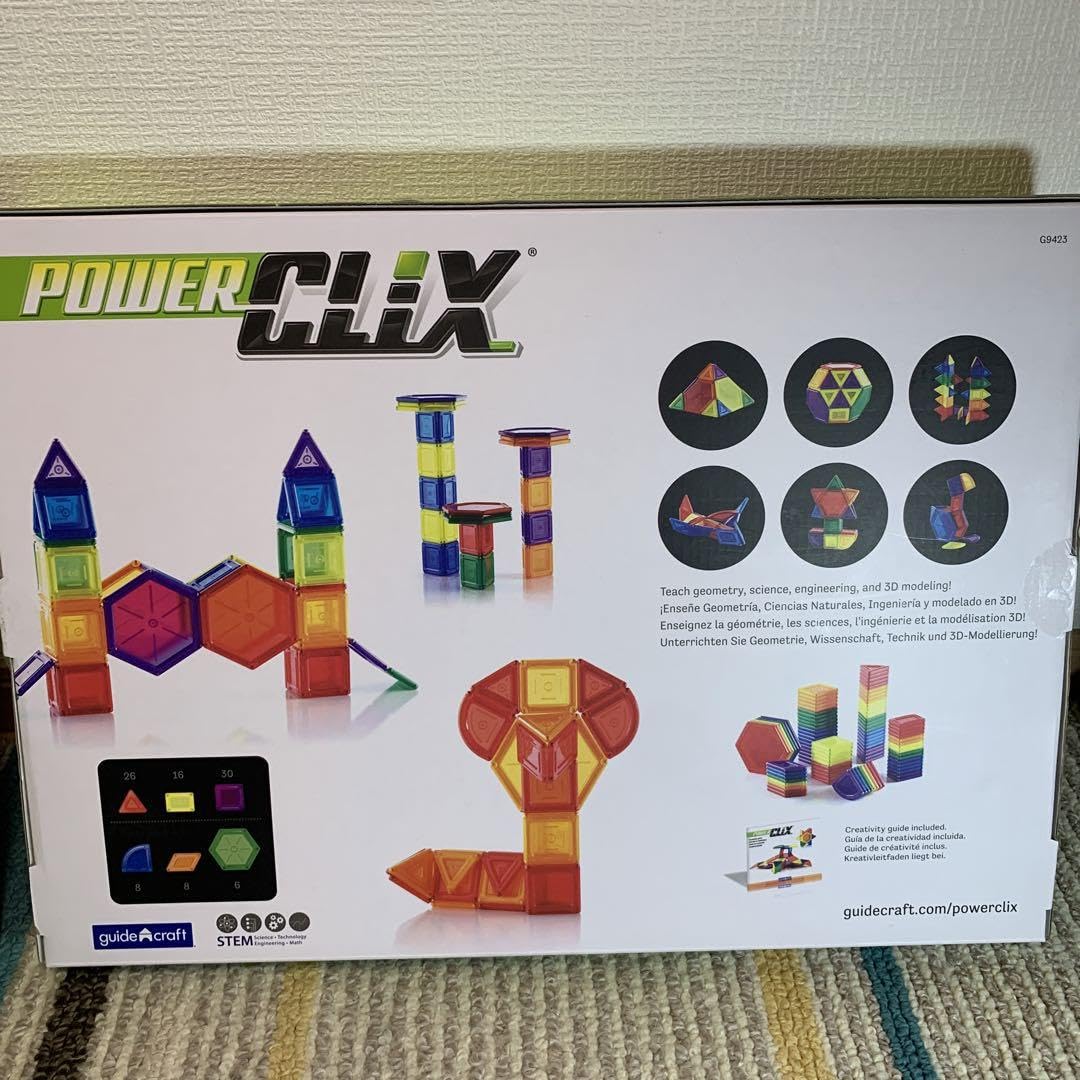 パワークリックス PowerClix マグネットブロック Guidecraft