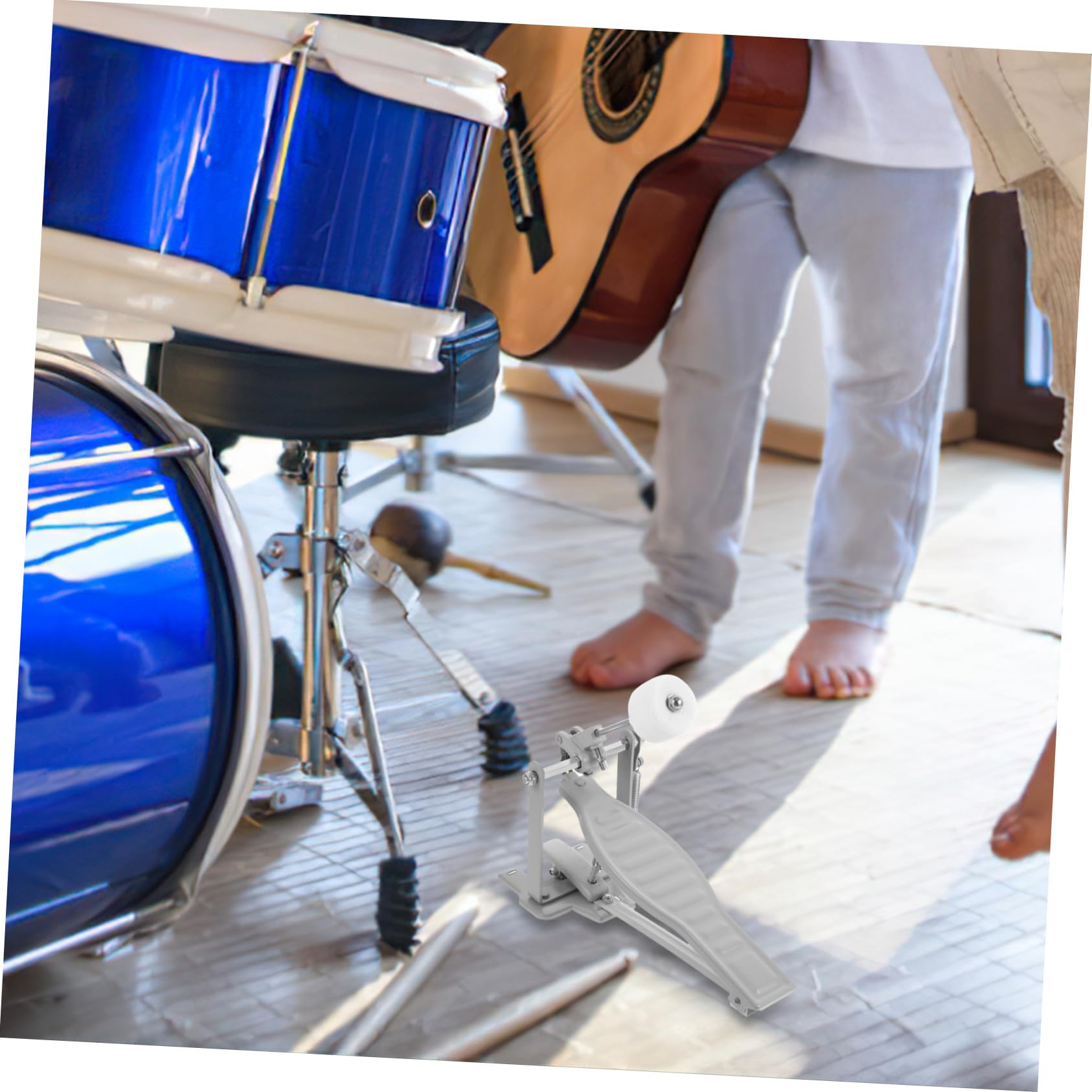 Pédale Simple Pour Batterie Professionnelle Accessoire Pour Instrument De Percussion De Rechange Pour Pédale De Grosse Caisse