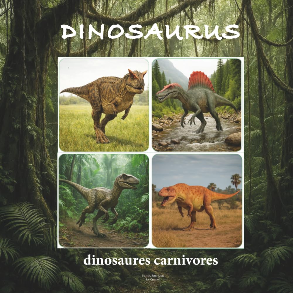 DINOSAURUS - dinosaures carnivores: 12 grands prédateurs de la préhistoire à découvrir