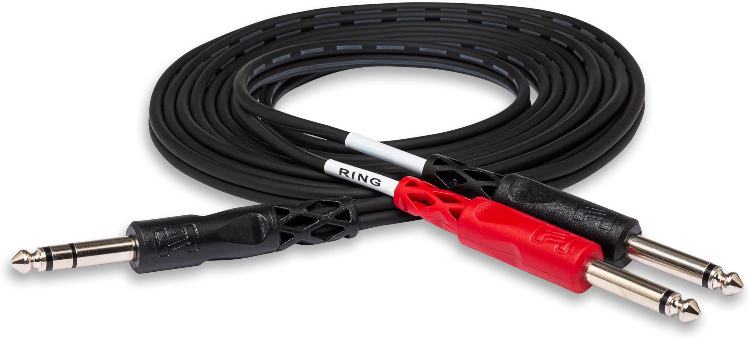 Hosa STP-201 Insert Cable, 1/4 Inch TRS to Dual 1/4" TS, 3.3 Feet