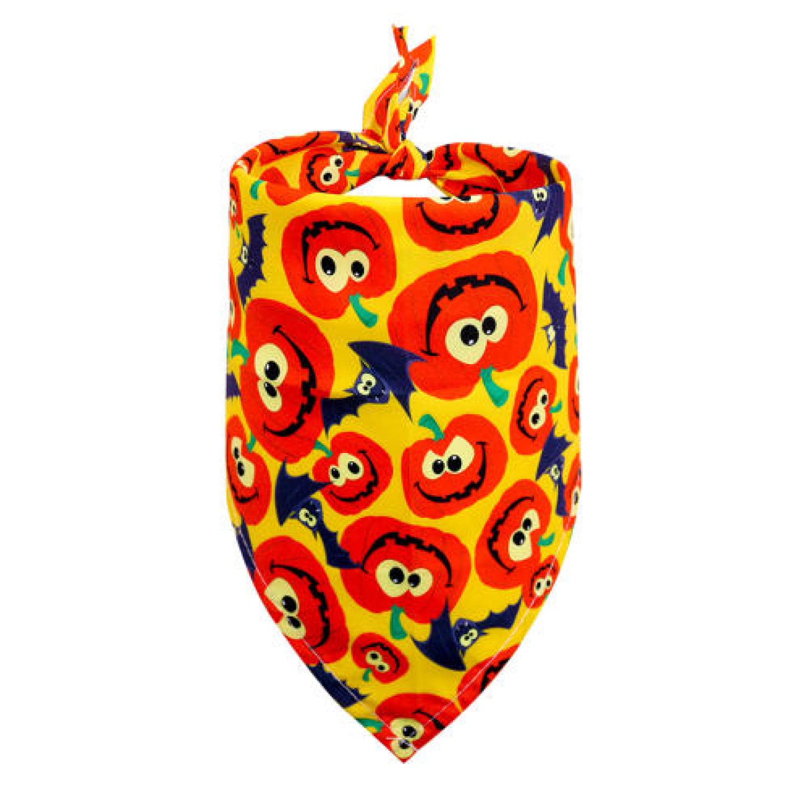 Lot de 10 bandanas pour chiens - Accessoires pour chiens - Bandana style citrouille - Fournitures pour animaux domestiques - Bandanas pour petits chiens et chiots