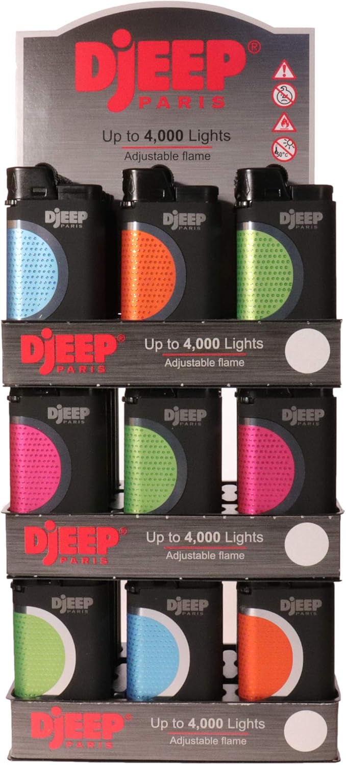 Buy 36 Djeep Hot Touch Lighters with 3Tier Display Online at Lowest