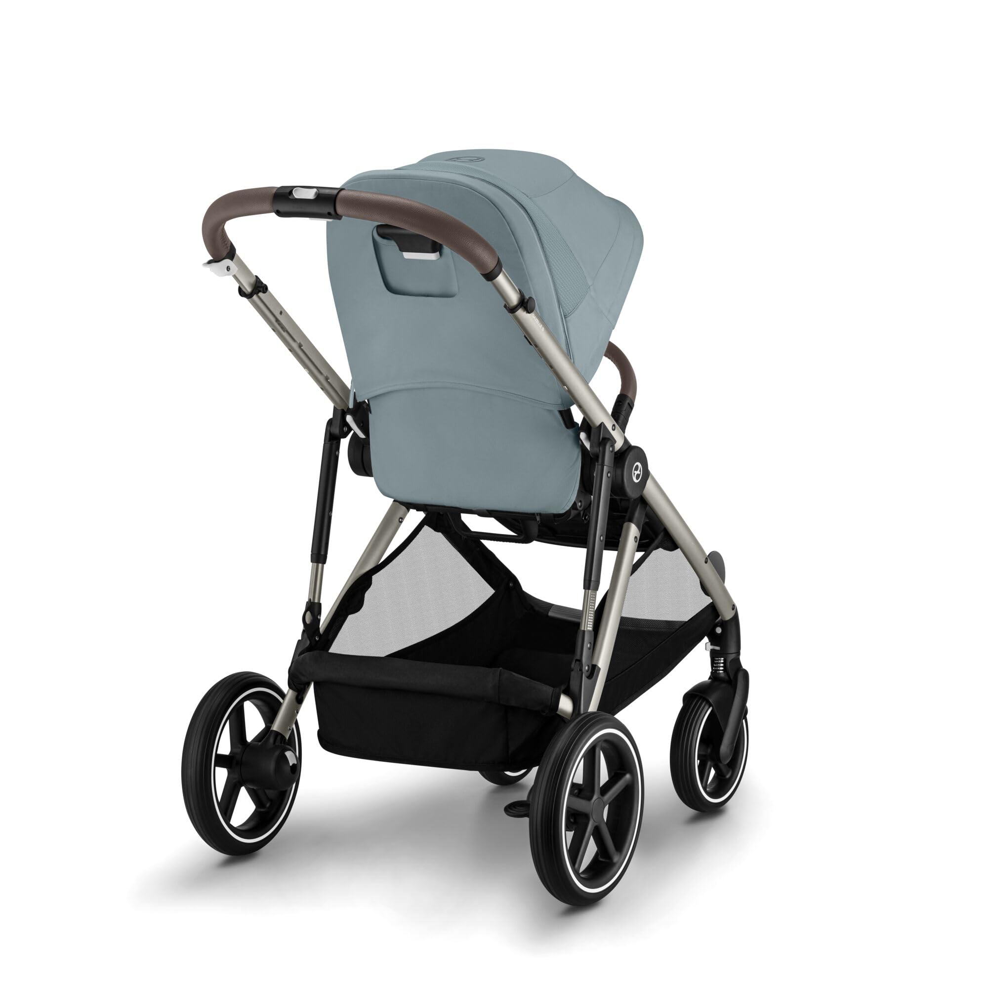 CYBEX Passeggino Gold GAZELLE S, dalla nascita a circa 4 anni, max. 22 kg (modalità singola) / 2x 22 kg (modalità duo), sistema all-in-1 con 20+ configurazioni, Stormy Blue