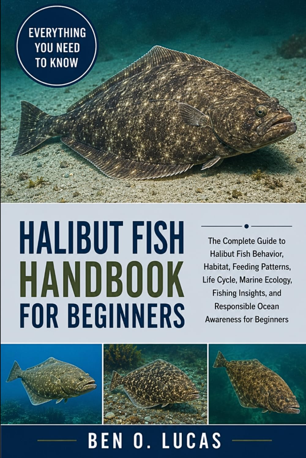 HALIBUT FISH HANDBOOK FOR BEGINNERS: The Complete Guide to Halibut Fish Behavior, Habitat, Feeding Patterns, Life Cycle, Marine Ecology, Fishing Insights, and Responsible Ocean Awareness for Beginners