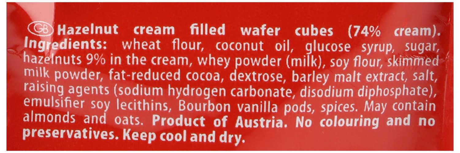 Loacker Napolitaner Hazelnut Wafer 125 g (Pack of 6)