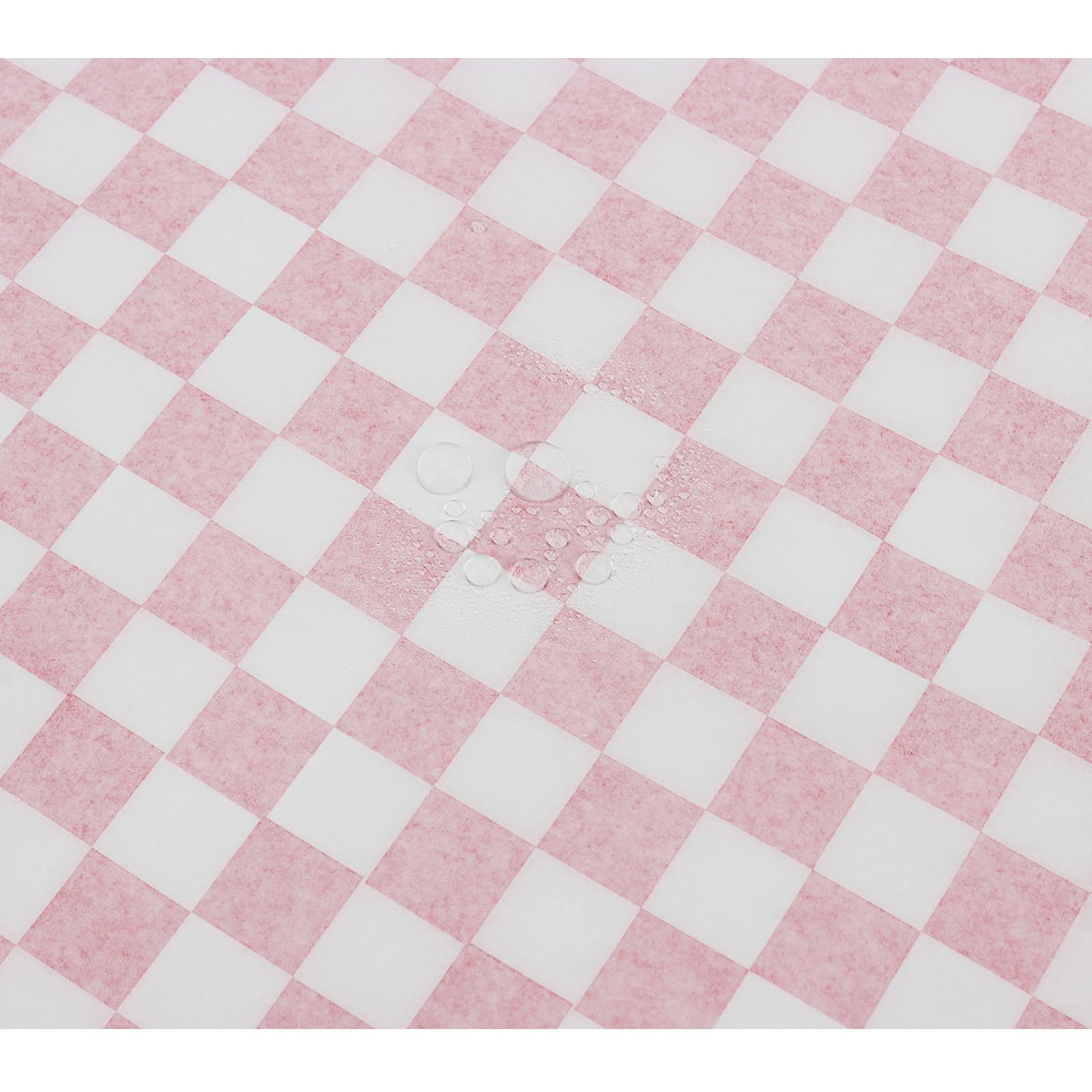 Namzi 100 Sheets Deli Paper Air Fryer Paper Disposable Sandwich Wrap Paper Basket Liner Grease Resistant Checkered Papers Picnics Kids Meal Barbecue