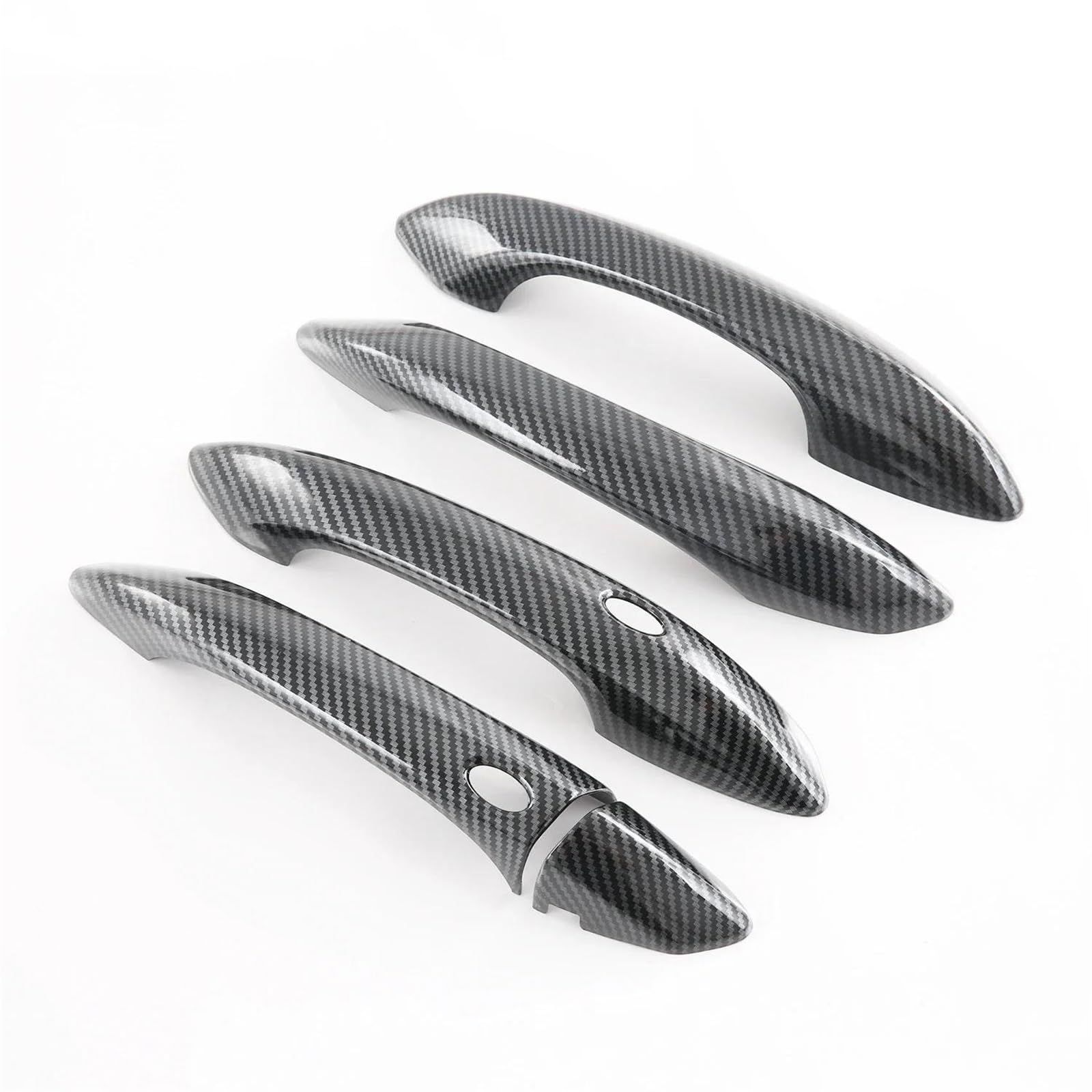 KJHOPY Car Exterior Door Handle Cover Decorative Replacement Parts for Hyundai for Tucson NX4 2021-2025 2026(LHD Style 4)