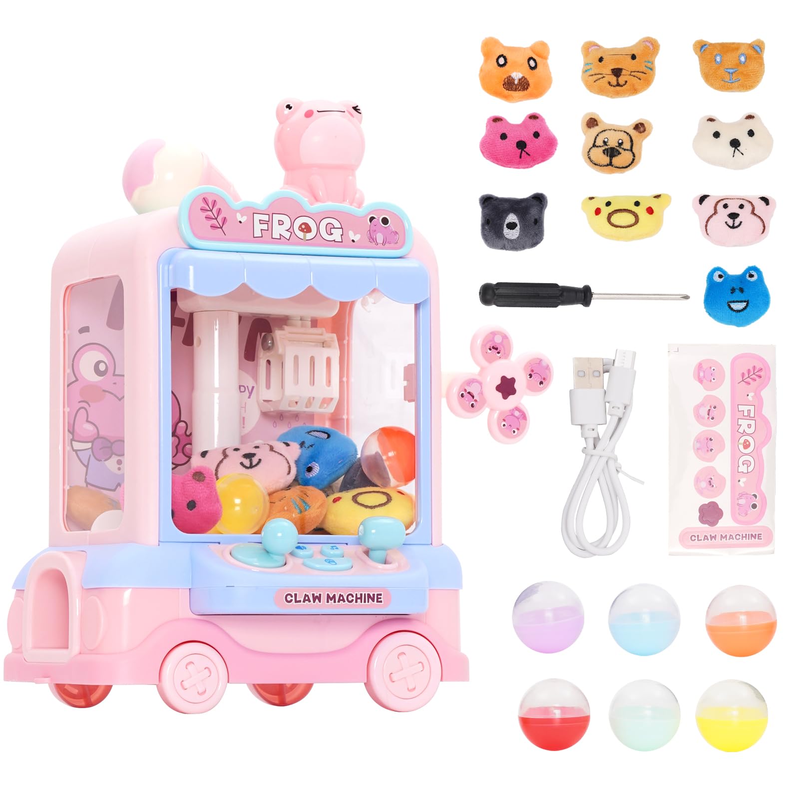 Ark miido Candy Grabber automat do słodyczy, mini automat chwytakowy dla dzieci, automat do słodyczy, automat chwytakowy z gryfem automat dla dzieci