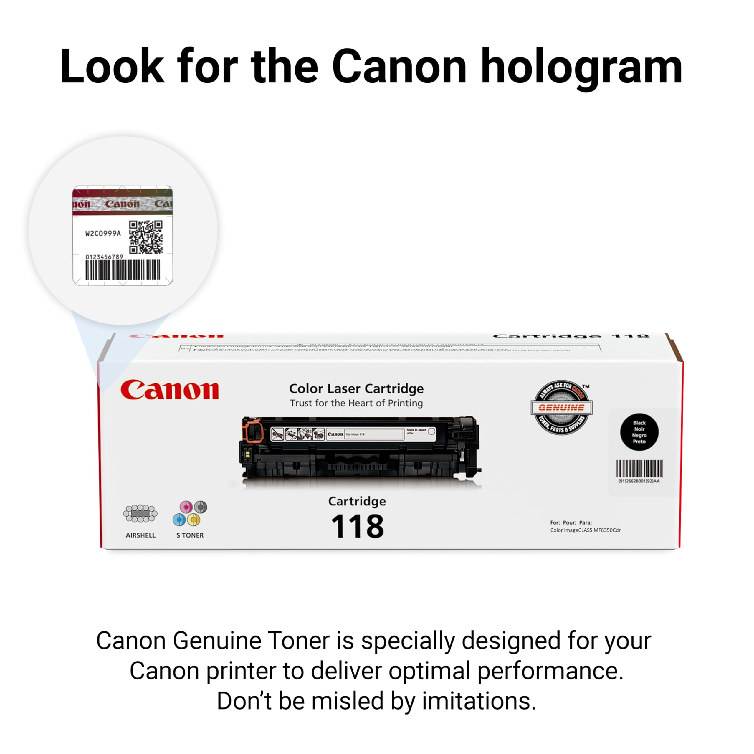 Amazon.co.jp: Canon (キャノン) 純正トナーバンドル 118 (2660B015) 3
