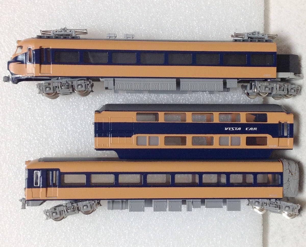 Amazon.co.jp: ホビーメイトオカ 近鉄10100系VISTA CAR A編成(原形