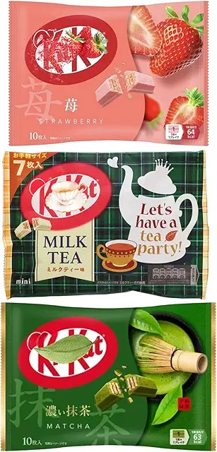 Japanese Kit-Kat Mini Bars Gift Box - 5 Assorted Flavors Including Matcha