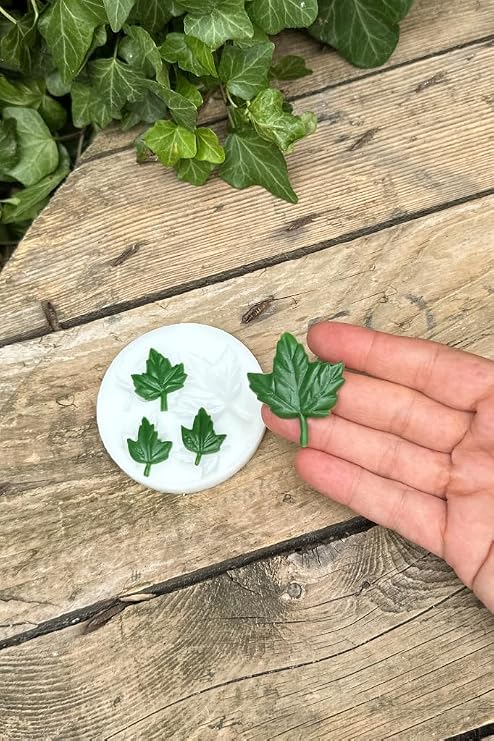 Rufus Concept Plane Leaf Quad Candle Mold (Silicone)