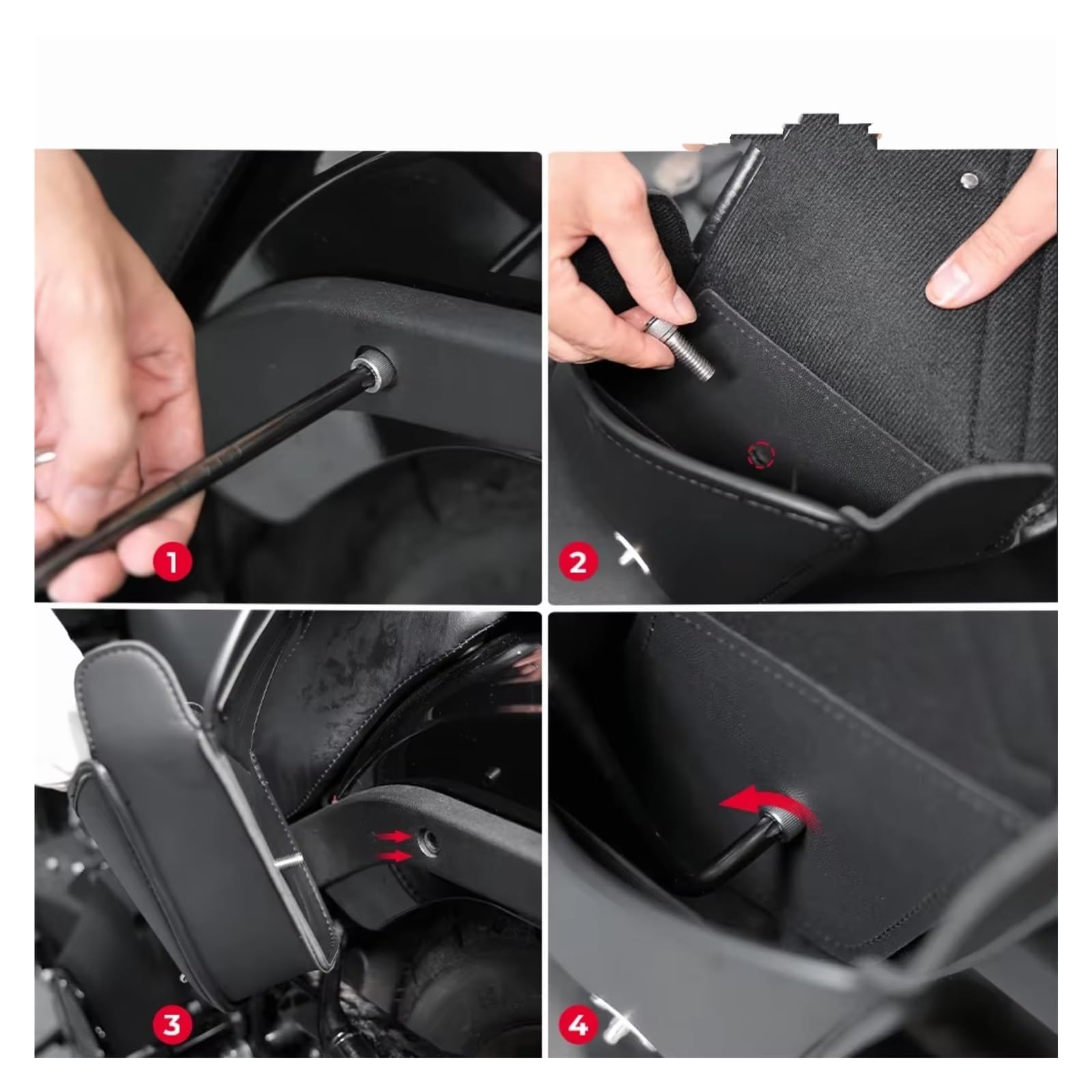Compatibile Con Sportster 883 1200 Per Softail Per Dyna 1 Pz Moto Borsa Laterale Bisaccia Strumento Stoccaggio Borse Utensili Parti Sacche Moto