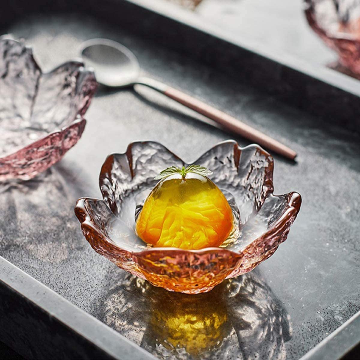 デザート皿セット 昭和レトロ ガラスボウル 桜 レトロポップ 昭和レトロ ガラス ボウル 花柄 桜 - メルカリ