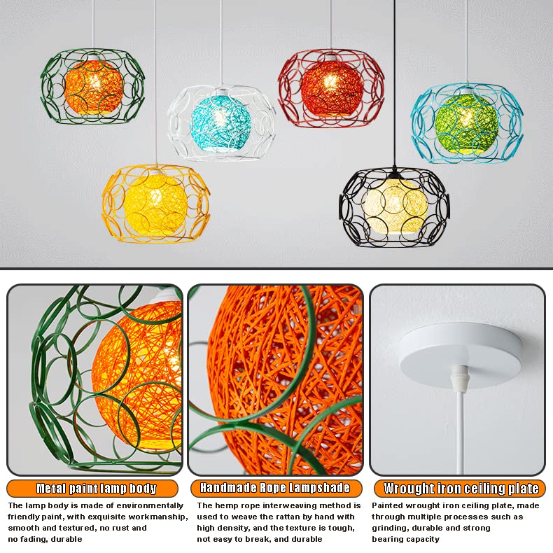 Lampadario Sospensione Moderno In Ferro - Design A Fasce, Attacco E27, Max 60W, Bianco O Nero - Foto 12