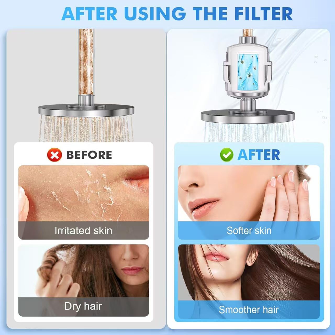 Filtered Shower Head Benefits For Skin, Hair & Water Quality