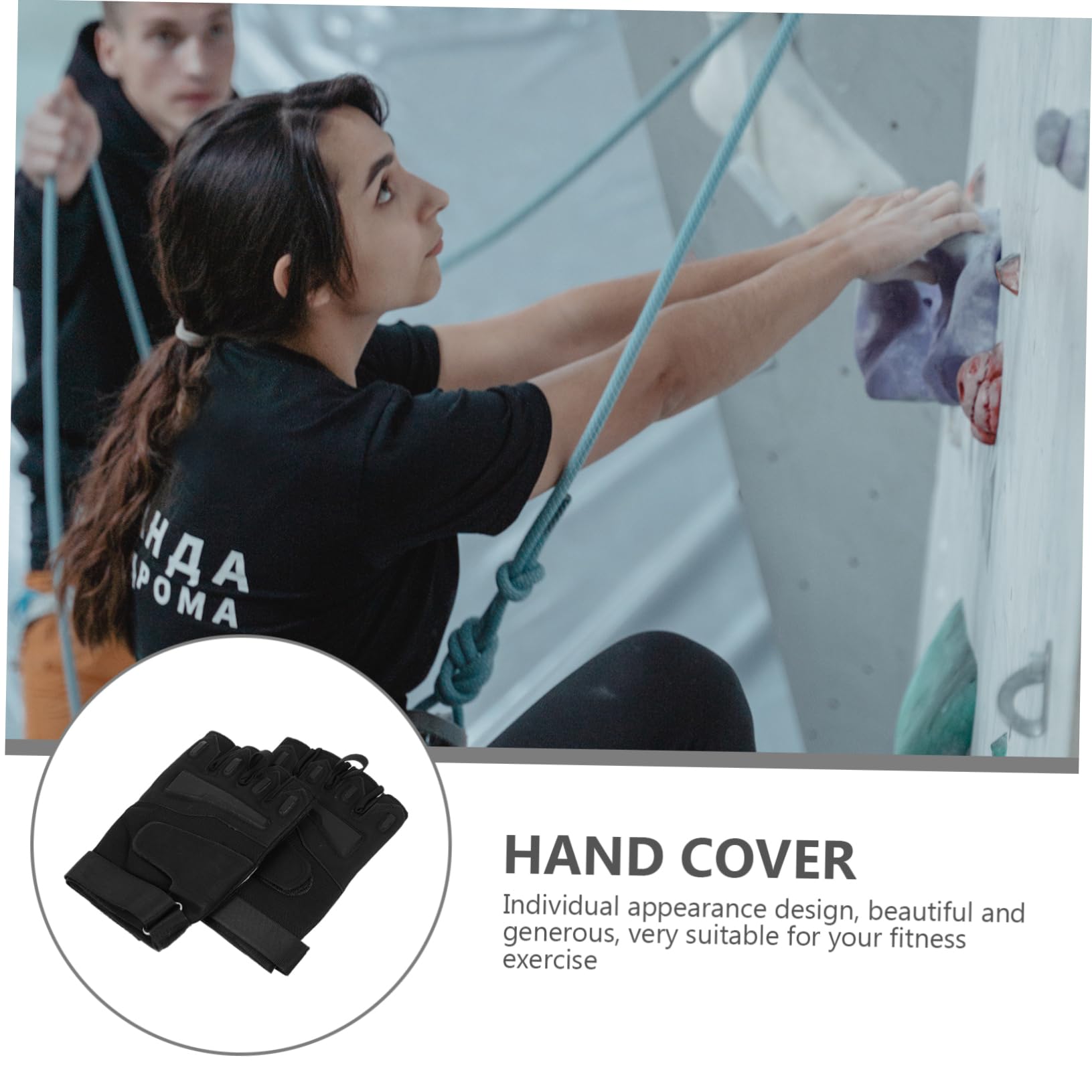 Guantes de Ciclismo Fitness Guantes Calentadores de Manos Mitones sin Respirable guantillas Gimnasio Gym Gloves Accesorios Deportivos Accesorios para Bicicletas Nylon