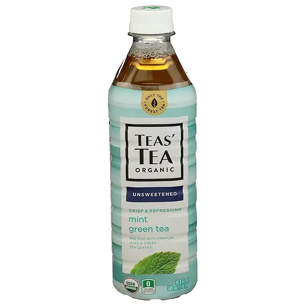 TEAS' TEA Organic Mint Green Tea, 16.9 FZ 1