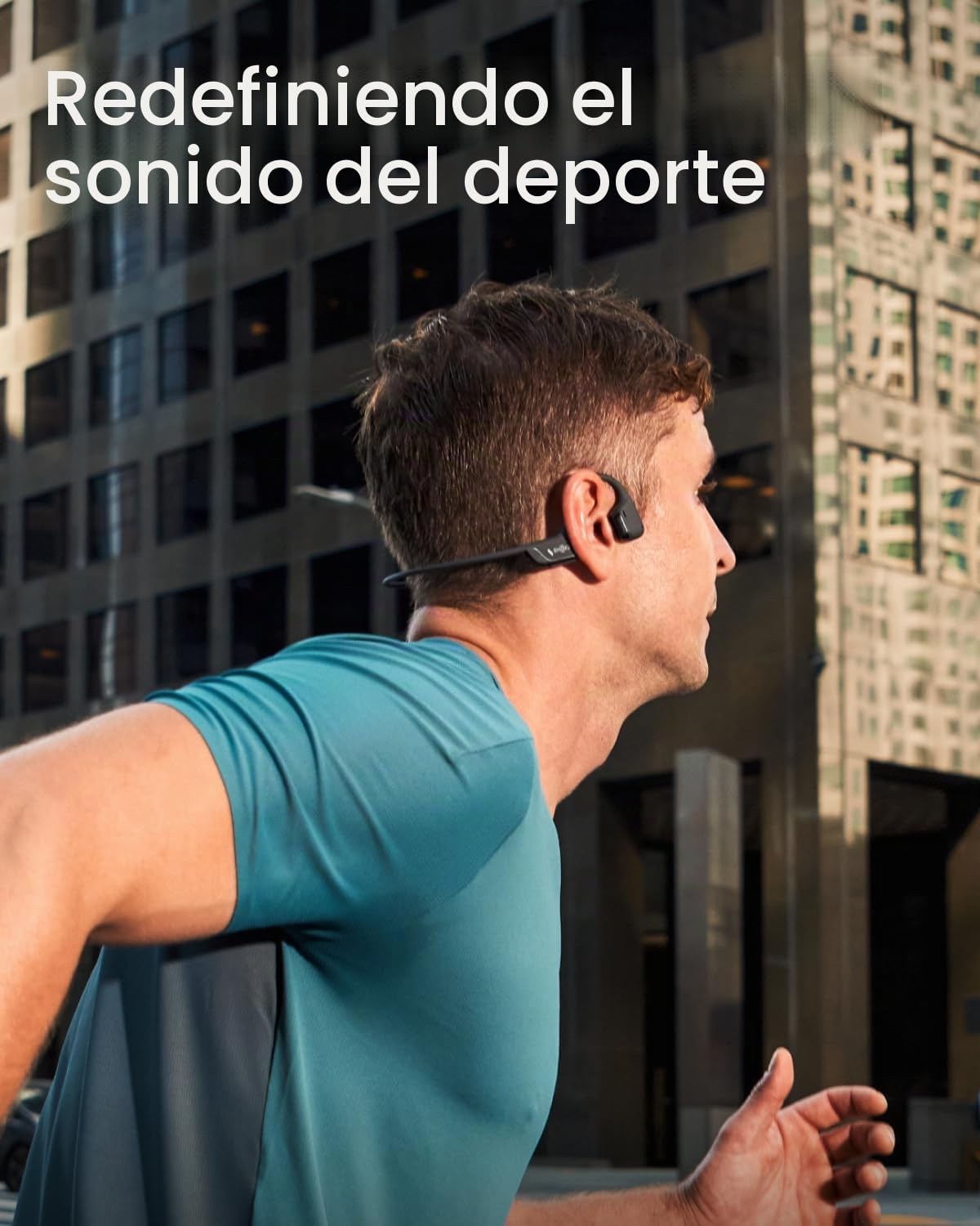 SHOKZ OpenRun Pro 2 - Auriculares deportivos de conducción ósea de oreja abierta, con diadema, resistentes al sudor, auriculares de entrenamiento, seguros, inalámbricos, ajuste cómodo, graves