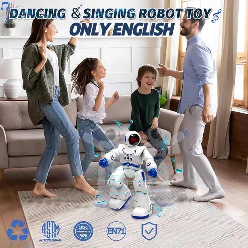 Roboter Spielzeug für ab 4 5 6 7 8 9 10 Jahre alte Jungen Mädchen,Roboter Kinder Ferngesteuerte Robot Programmierbar RC Robote mit Gestensteuerung/Walk Lernen Spielzeugfür Geburtstagsgeschenke