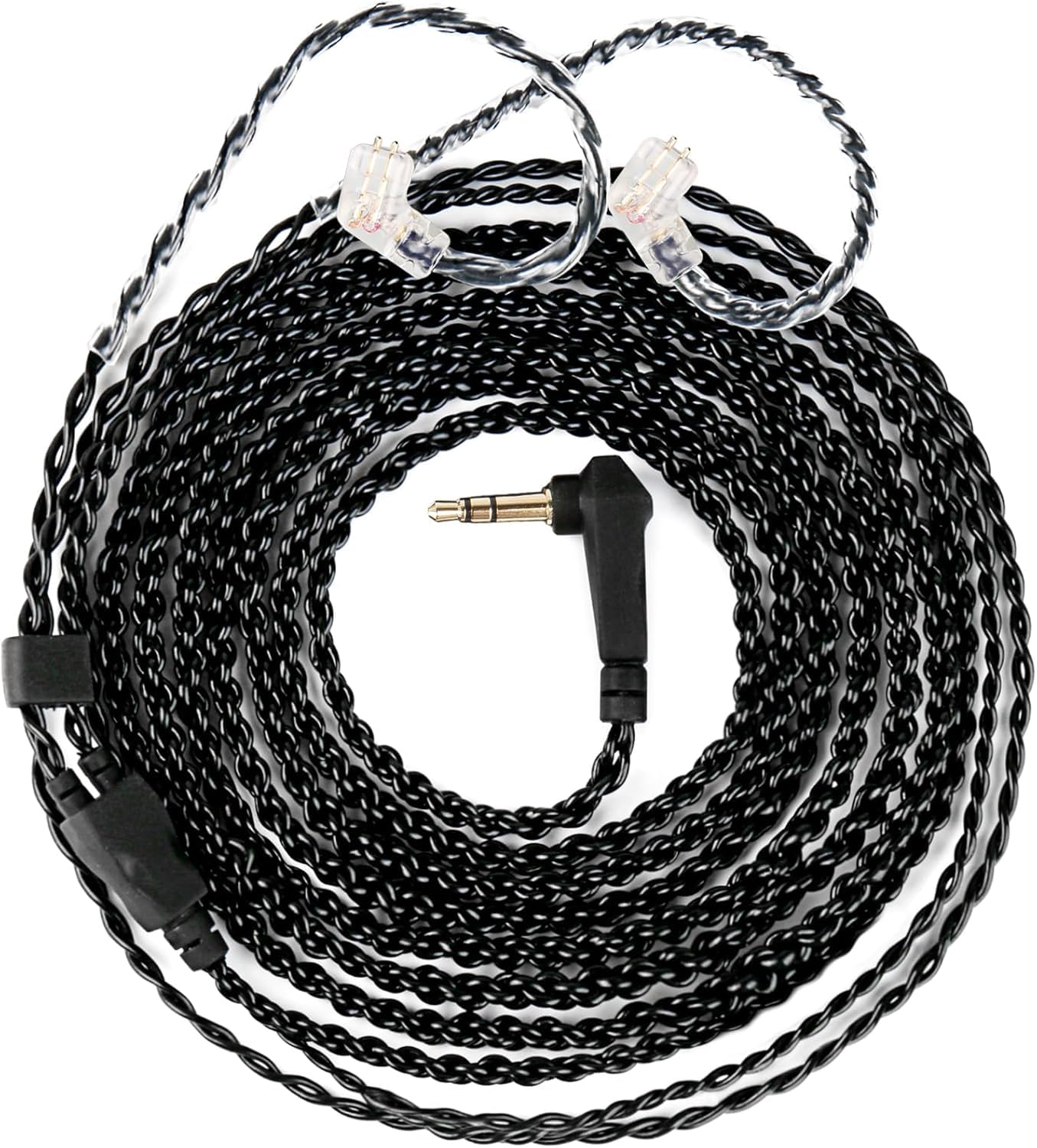 Yinyoo 16 Core Silver Plated Upgrade Earphone Cable, Upgraded 2PIN Detachable Earphone Cable Replacement Earphone Wire 3.5mm Plug for KZ ZST AS10 TRN V80 V90 CCA C10 C16 — view 57