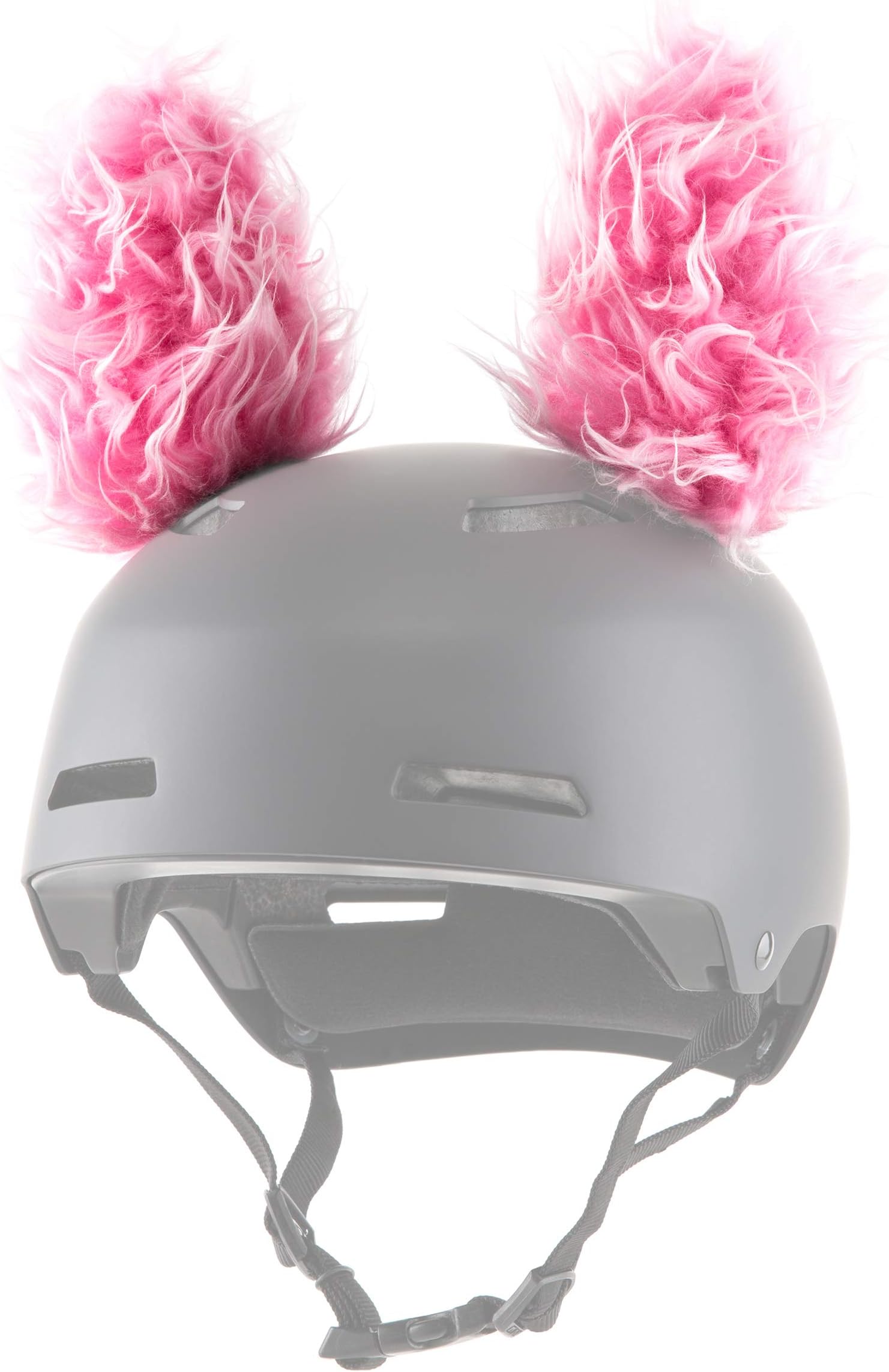 Parawild Feli The Lynx - Removable Hook-and-Loop Fastener Accessories - Bunny Helmet Ears (Cotton Candy Pink)