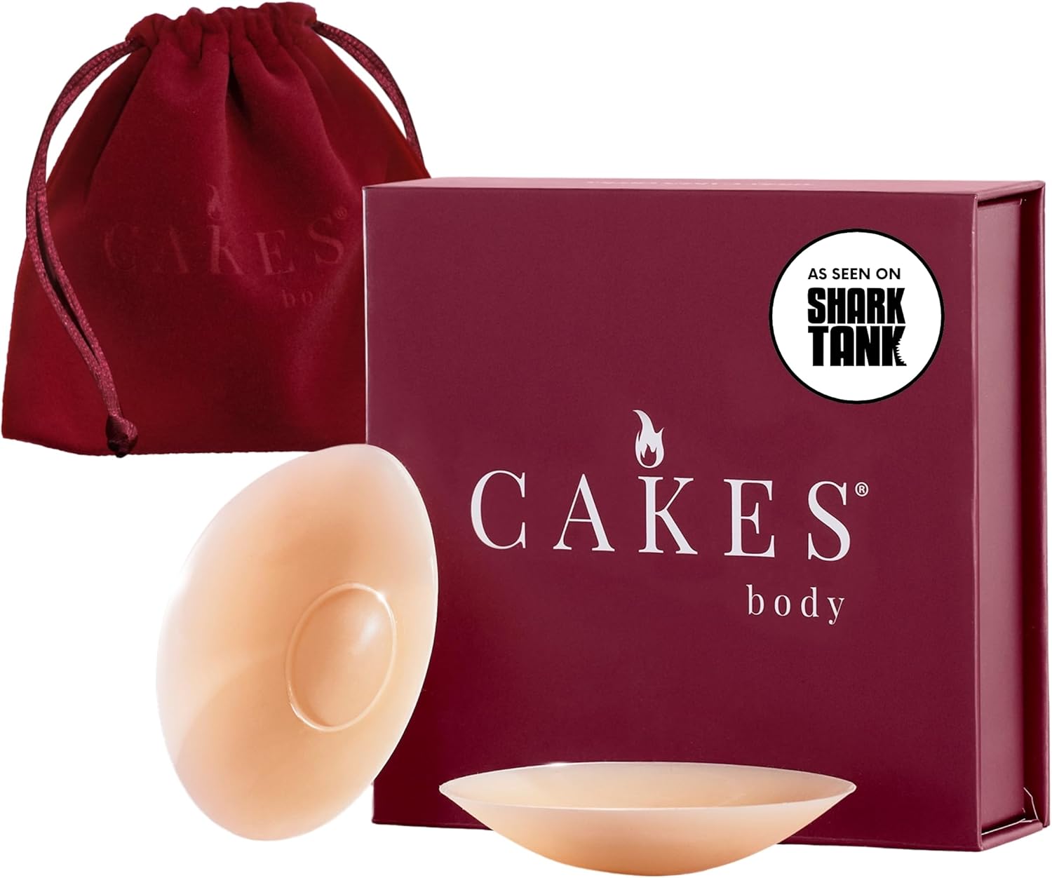 CAKES Body® sticky Circle Nipple Covers for Women - The Viral Sticky Boobs With an Adhesive-free nip nook™