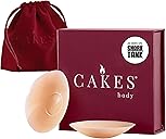 CAKES Body sticky Circle Nipple Covers for Women - The Viral Sticky Boobs With an Adhesive-free nip nook™