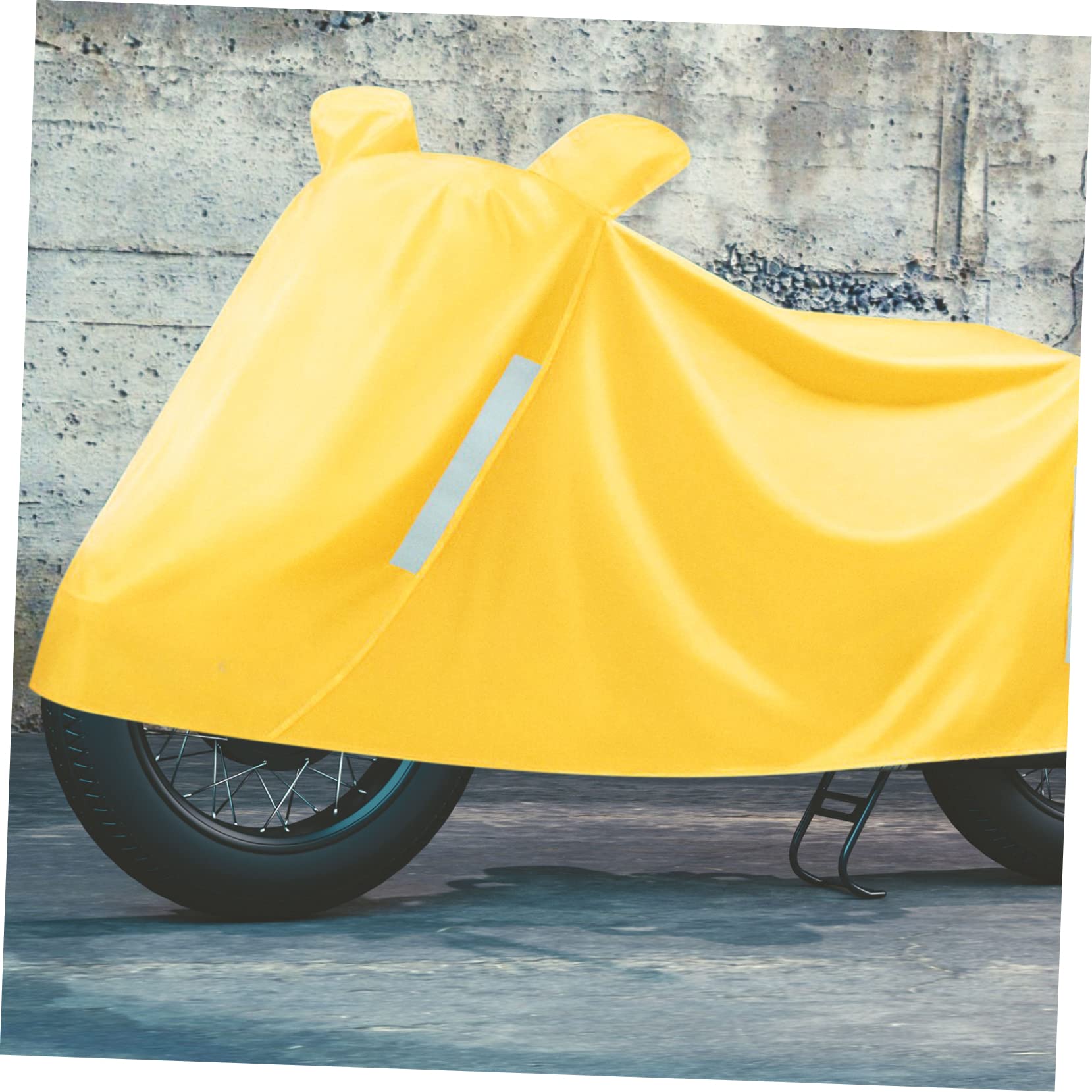 Copertura Antipioggia per Bicicletta Elettrica e Scooter, Telo Oxford Giallo, Resistente All’acqua, Antigraffio, per Esterni e Rimessaggio