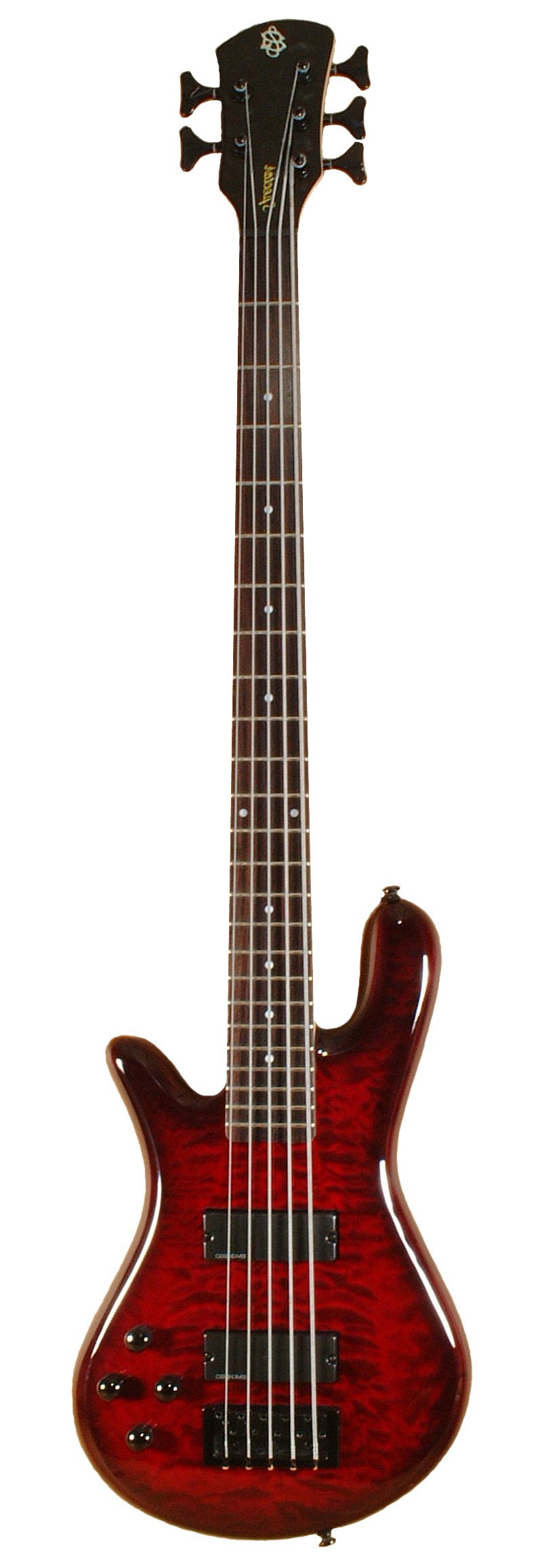 Spector LG5CLSBCLH Legend5 Classic Black Cherry Gloss Bass Guitar - Left-handed