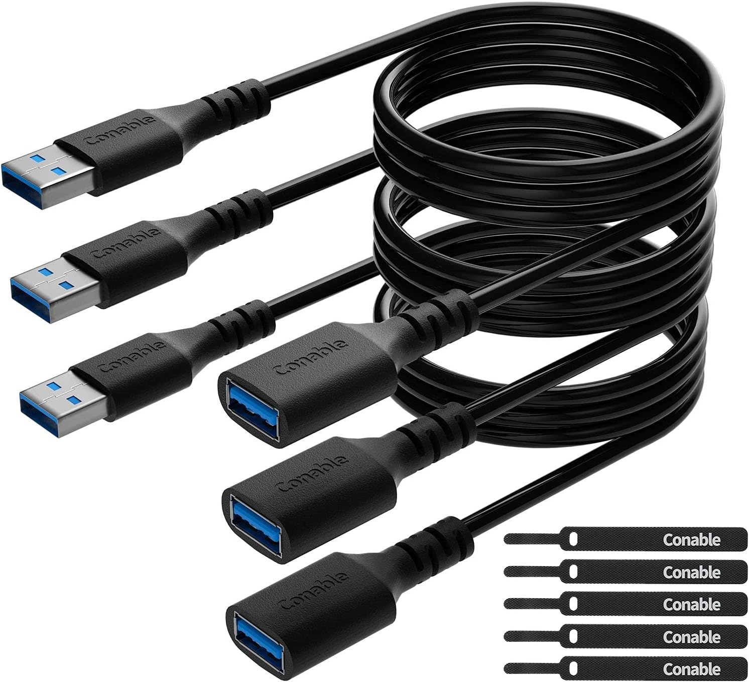 3 Pack USB 3.0 Exten