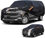 Car Cover for Escalade ESV All-Weather Outdoor Waterproof Rain Snow UV Sun Protector Full Exterior Weatherproof,Indoor Car Cover.