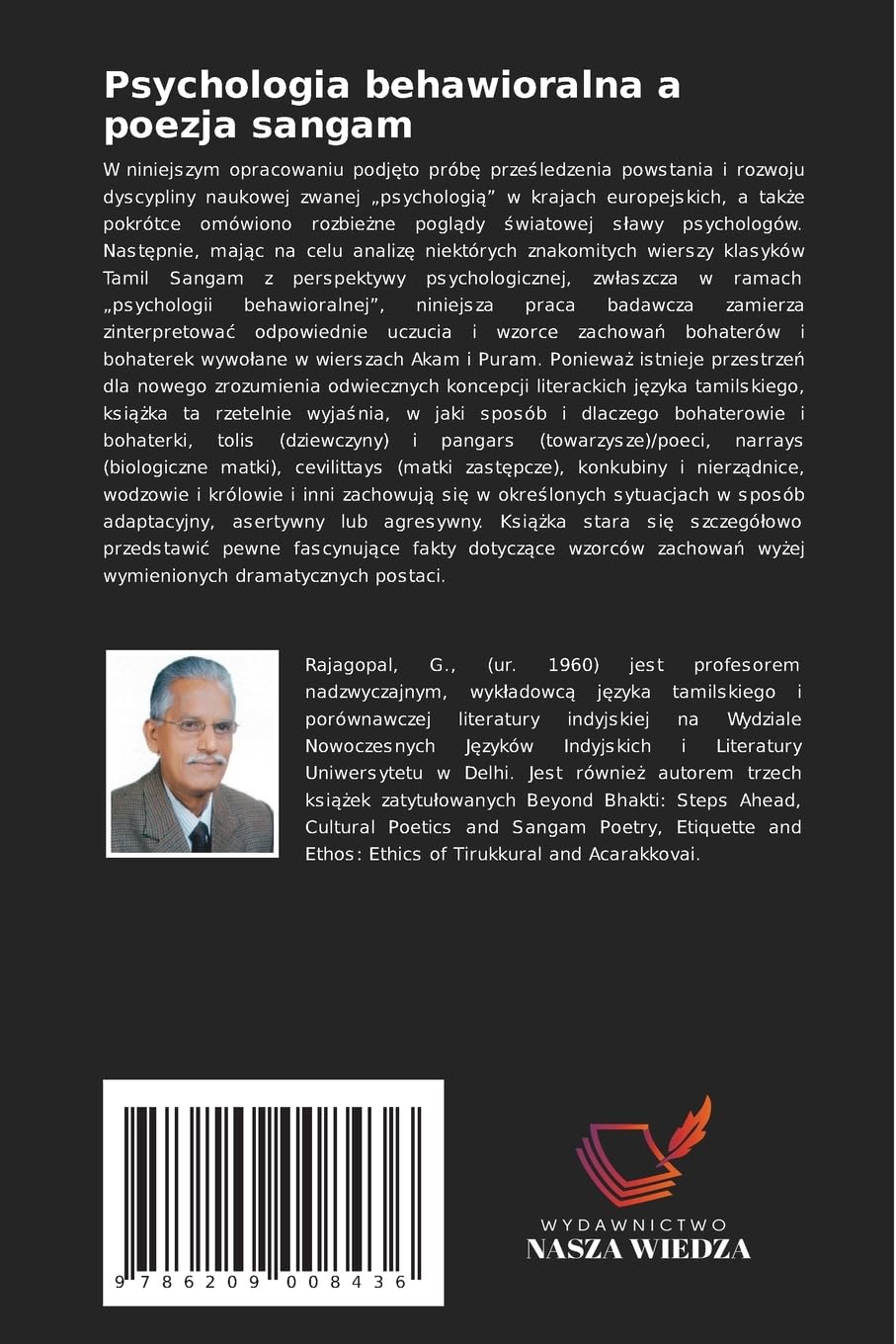 Psychologia behawioralna a poezja sangam