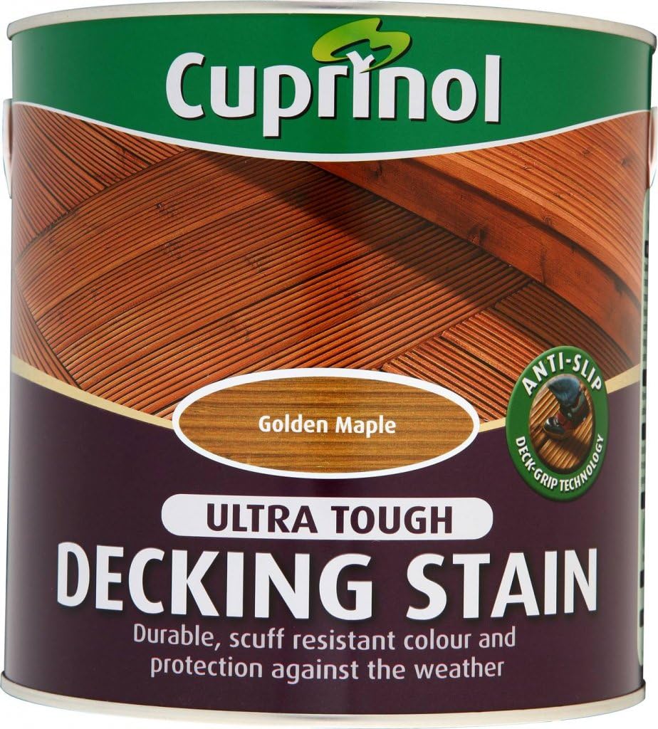 Cuprinol Ultra Tough Decking Stain 2.5L Golden Maple Amazon.co.uk
