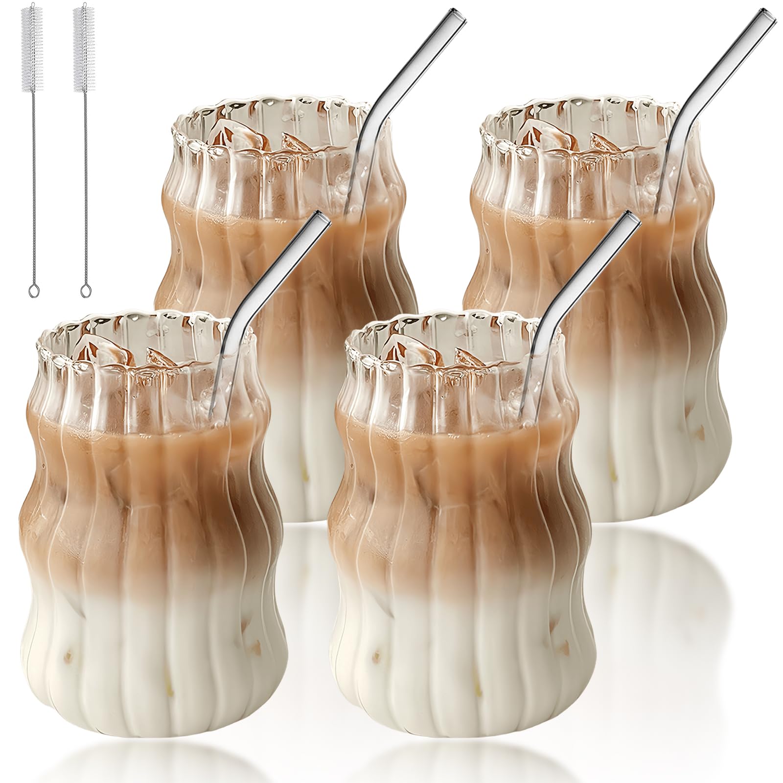 Verres à café double paroi pour thé glacé et cappuccino à la maison