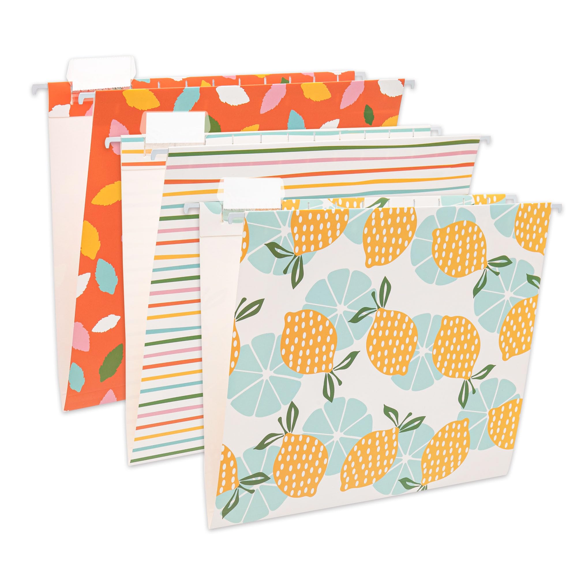 Beramon 6 Pack Hanging File Folder Letter Size Reinforced Hanging Folders with 1/5-Cut Adjustable Tabs File Folders for Filing Cabinet Organizer for