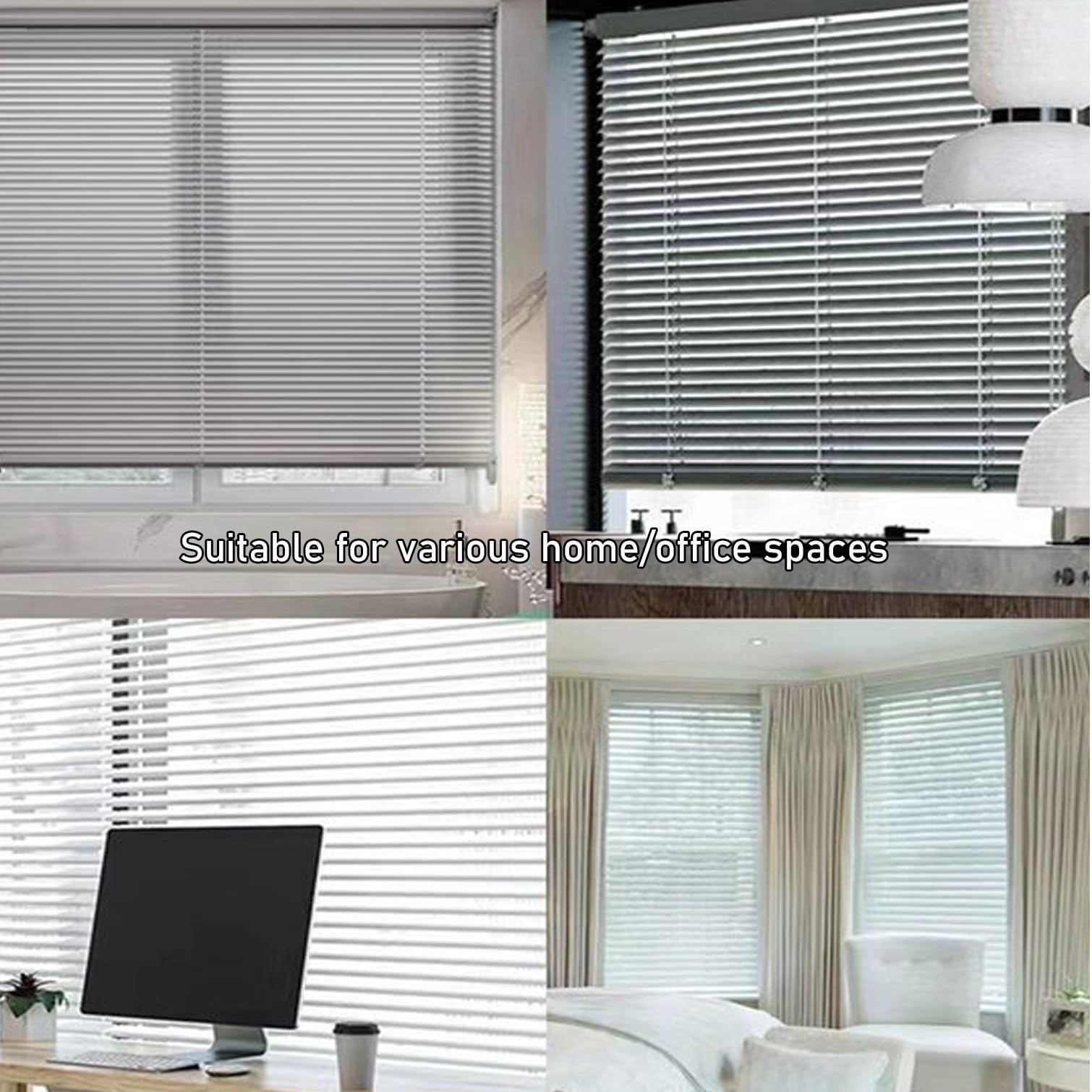 Tenda Veneziana In Alluminio - Persiana Orientabile 25mm, Oscurante, Personalizzabile (120x120 Cm)