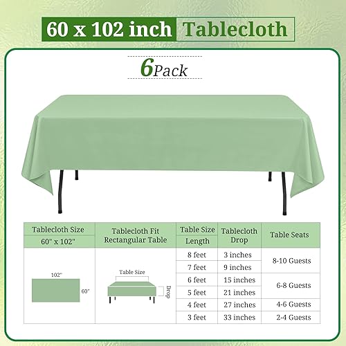 Miniatura 488 de Paquete de 10 manteles redondos de 120 pulgadas, mantel de poliéster blanco para mesa redonda, resistente a las manchas y a las arrugas, mantel