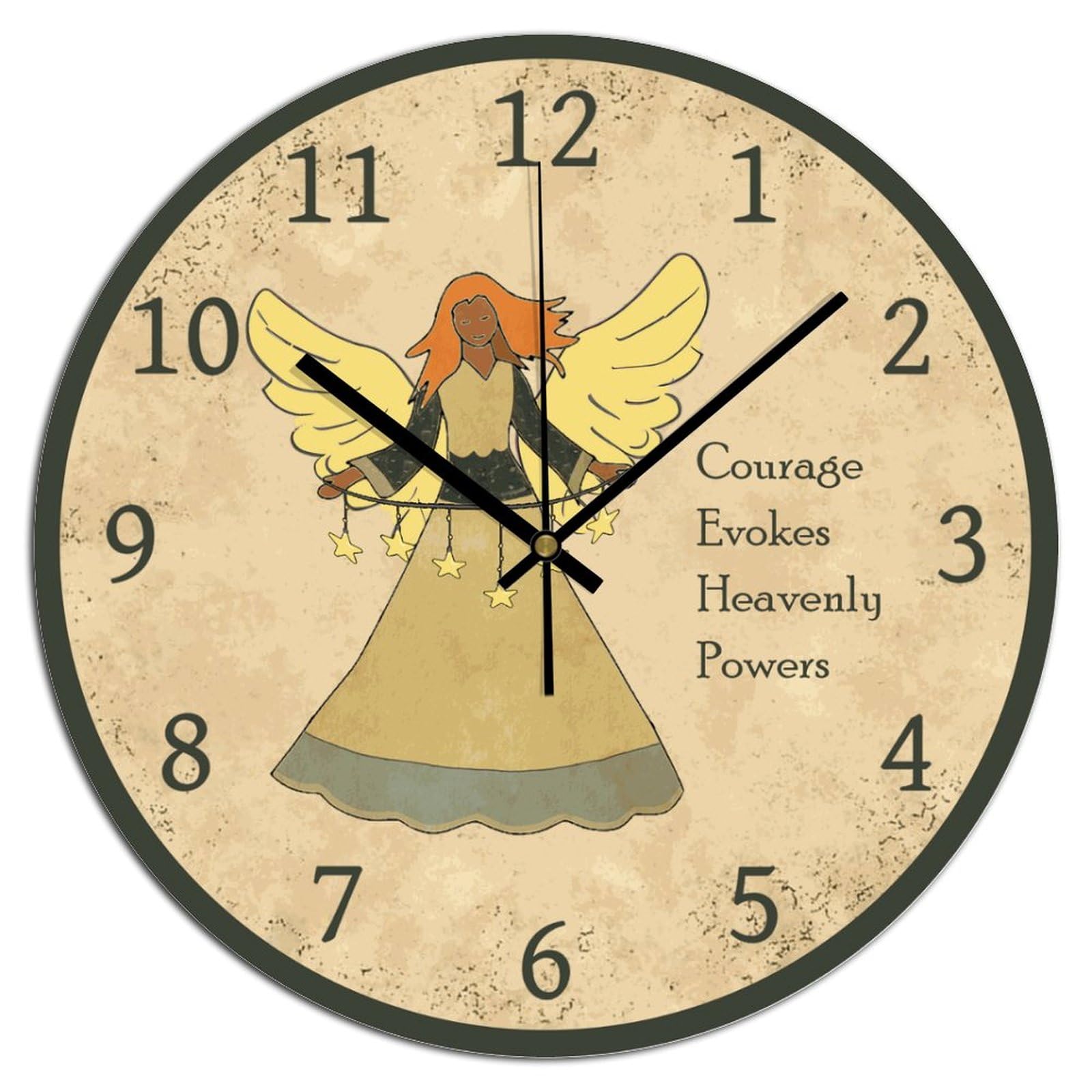 Horloge murale en bois 38 cm silencieuse et sans tic-tac pour un sommeil serein