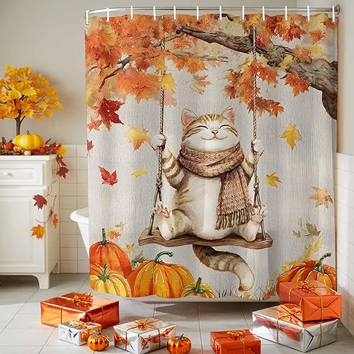 Miniatura 10 de Cortina de ducha de Halloween, diseño de rosas de calavera para Halloween, tela de poliéster impermeable, decoración de baño en blanco y negro,