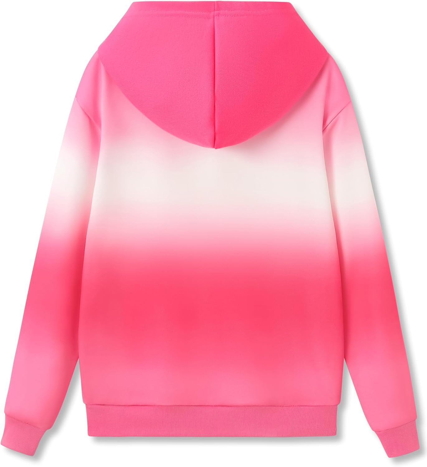 Hoodie Sweatshirts for Girls - Soft Long Sleeve Pullover Stylish Butterfly Smiling Face Shirt Size 6-18