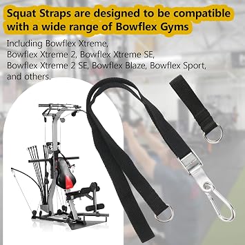 Squat Bar Extension Compatible with Bowflex Xtreme 2 Se Gyms