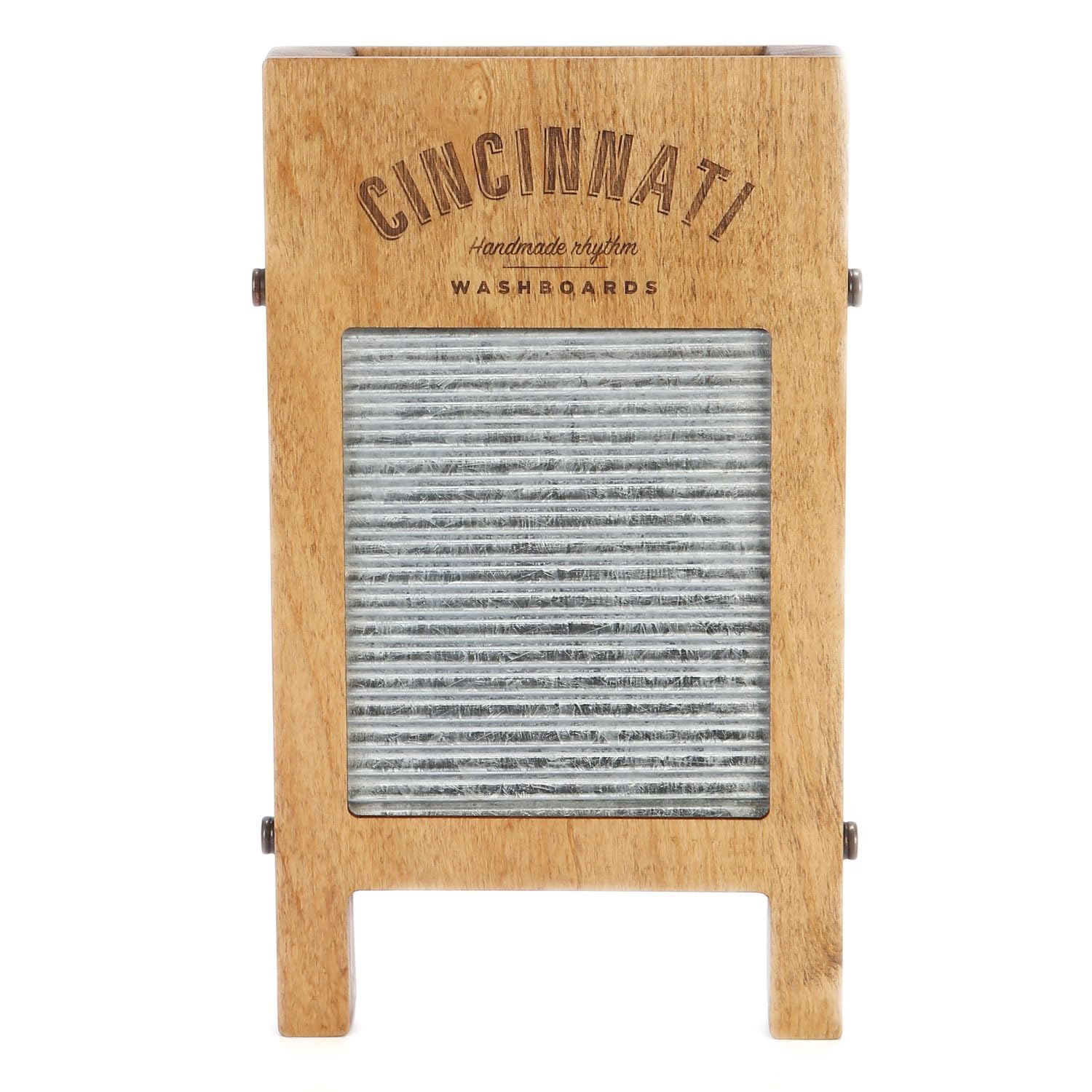 Cincinnati Washboards CW-1 Percussion Waschbrett Pocket mit keepdrum Mikrofasertuch